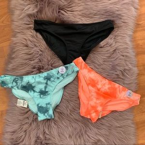 BUNDLE NWT VS PINK Scrunch Bikini Bottoms